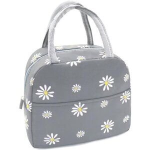 Insulated lunch bag tote reusable cooler for women men work school picnic travel